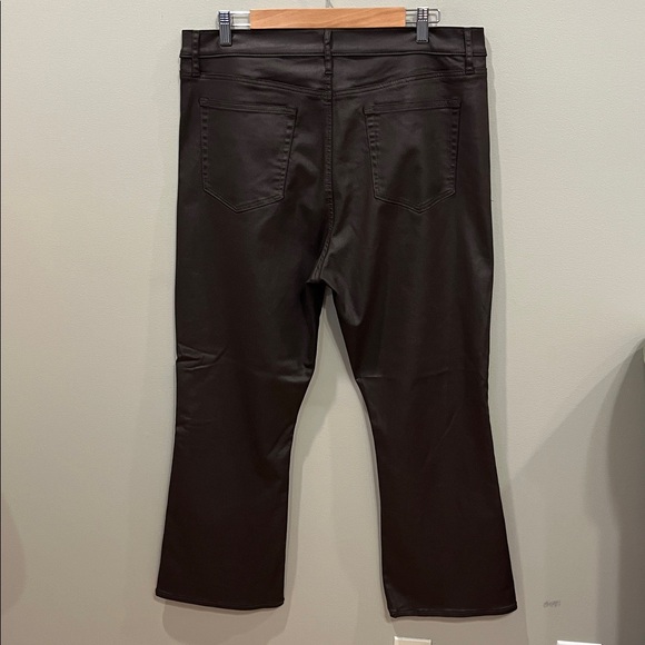 Loft The Kick Crop Brown Pants - Picture 4 of 8